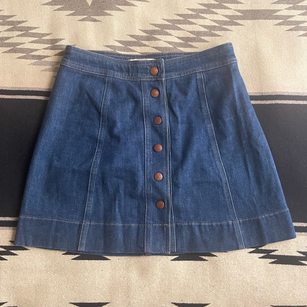 Madewell Denim Mini Skirt Sz 4